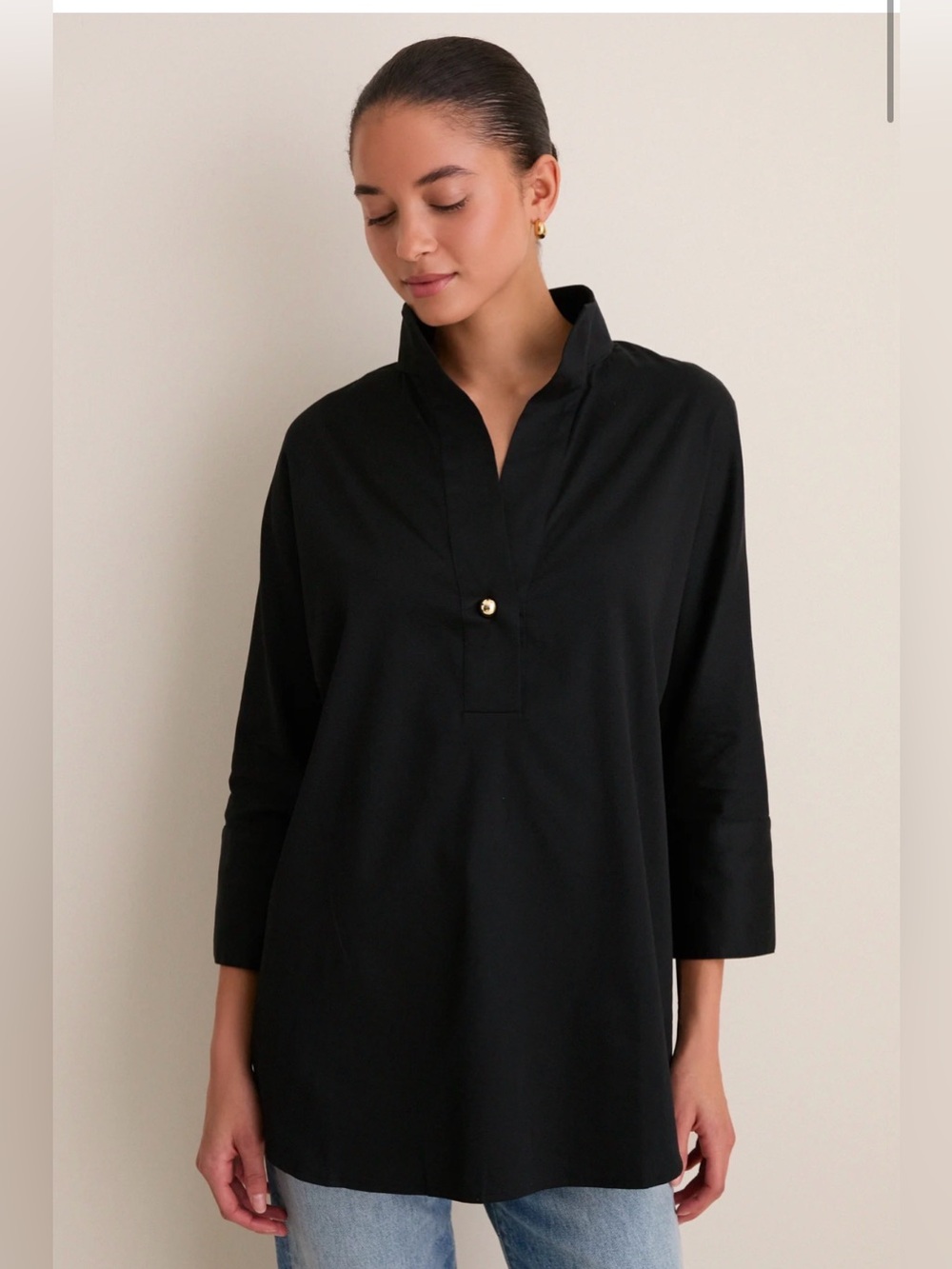 Tuckernuck Black Willow Blouse Like new M